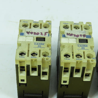 Telemecanique CA3SK 20 Auxiliary Contact 600VA 10A 24VDC Coil Lot Of 5