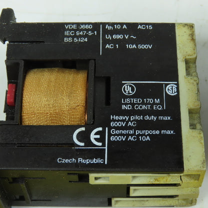 Telemecanique CA3SK 20 Auxiliary Contact 600VA 10A 24VDC Coil Lot Of 5