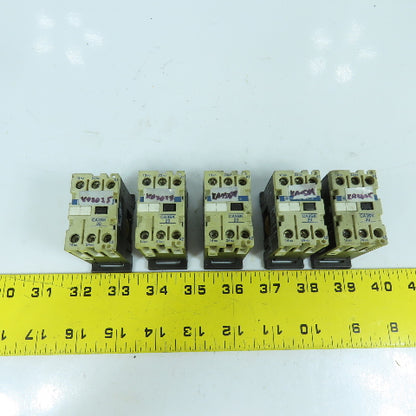 Telemecanique CA3SK 20 Auxiliary Contact 600VA 10A 24VDC Coil Lot Of 5