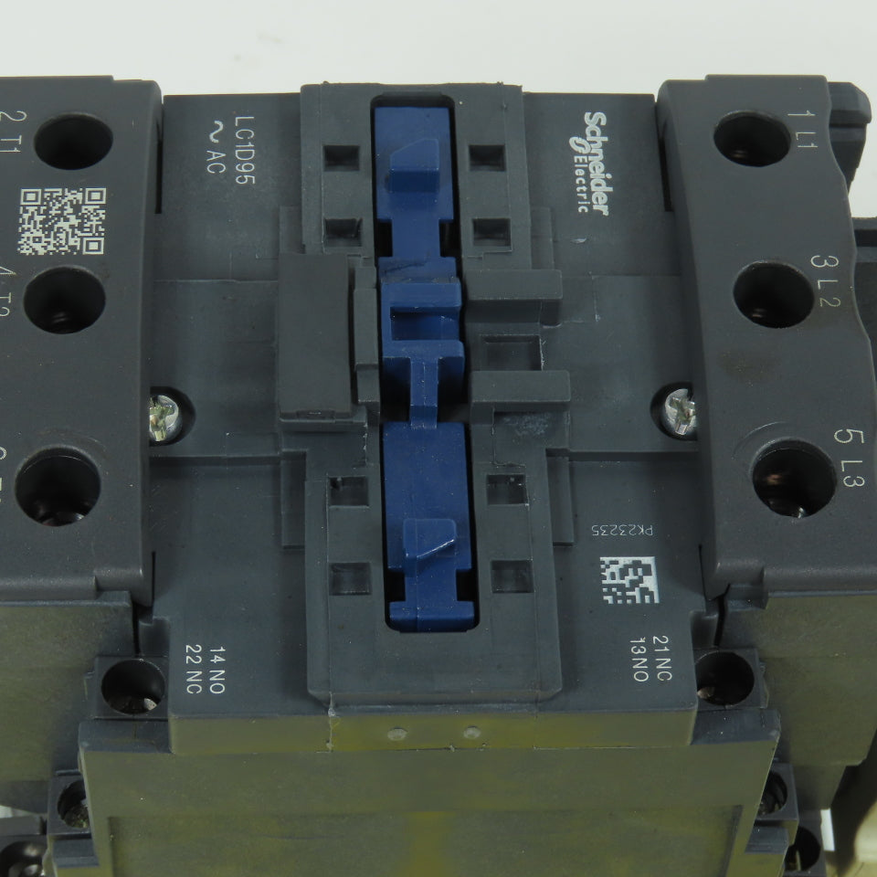 Schneider LC1D95 60HP Motor Strater Contactor 600V Max 110V Coil