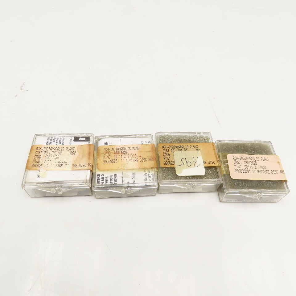 BS&B 990025081 1" Rupture Disc 1494 PSI Lot Of 4