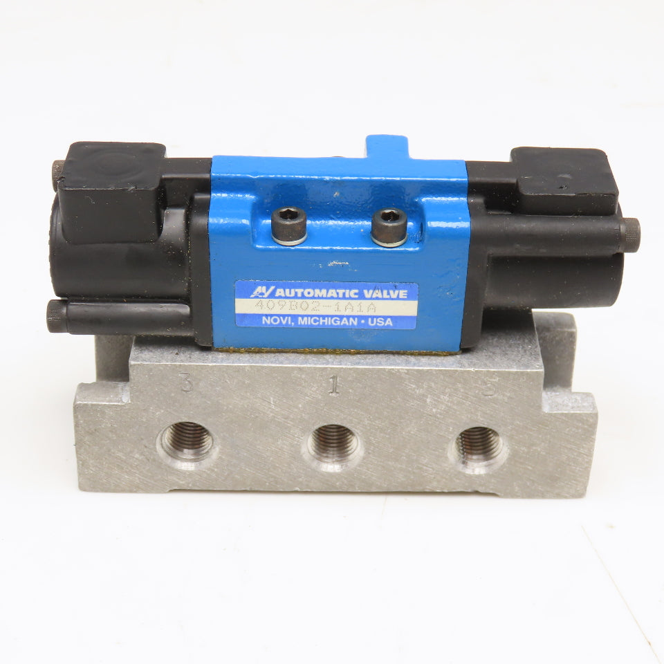 Automatic Valve 409B02-1A1A Air Piloted 5 Port Solenoid Valve 1/4"NPT