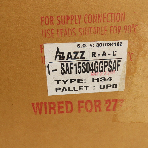 AZZ Rig-A-Lite SAF15S04GGPSAF Hazardous Location Lighting Fixture HPS 120-277V