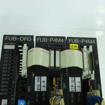 Okuma FUB-P4M4 Ver2.0 FUB-DR3 Ver 1.0 1911-2870 Servo Drive Controller Lot of 3