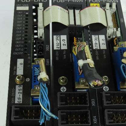 Okuma FUB-P4M4 Ver2.0 FUB-DR3 Ver 1.0 1911-2870 Servo Drive Controller Lot of 3
