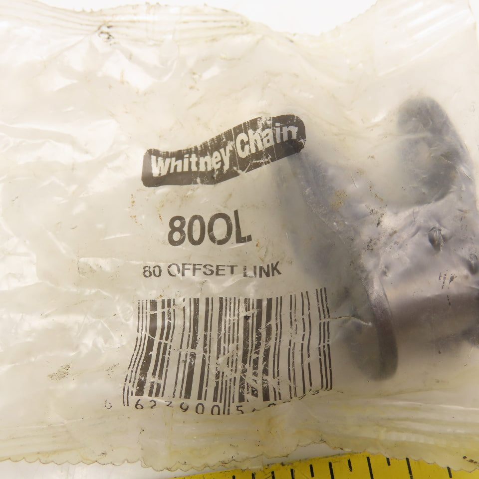 Whitney Chain 80OL ANSI #80 Roller Chain Offset Link Lot Of 3
