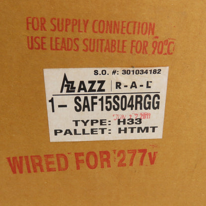 AZZ Rig-A-Lite SAF15S04RGG Hazardous Location Lighting Fixture HPS 120-277V