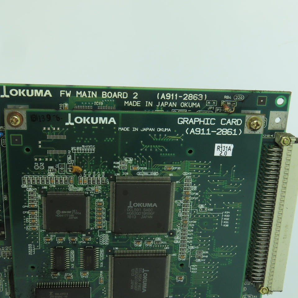 Okuma FW Main Board 2 A911-2863 W/ Graphic Card E4809-045-231-A (A911-2861)