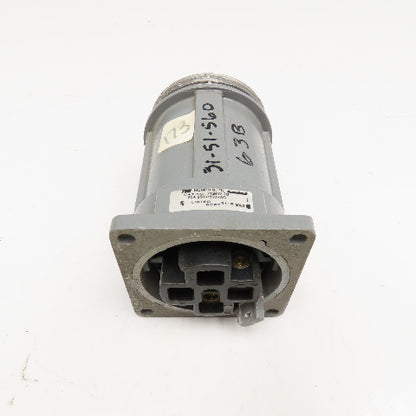 Russellstoll 7124W-78 60A 250VDC 2 Pole Partial Receptacle