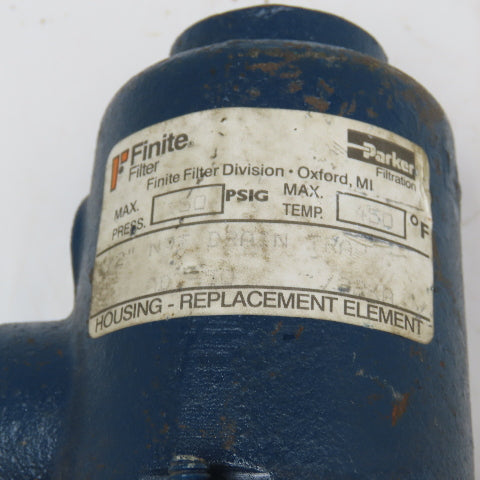 Parker 1/2" NPT Drain Trap 150 PSI 450°F