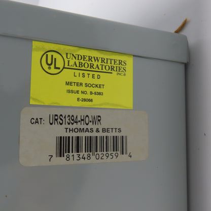 Thomas Betts URS1394-HO-WR Anchor 200A Meter Socket Enclosure Ringless 600VAC