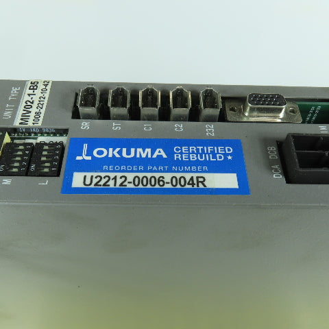 Okuma MIV02-1-B5 Servo Drive Controller