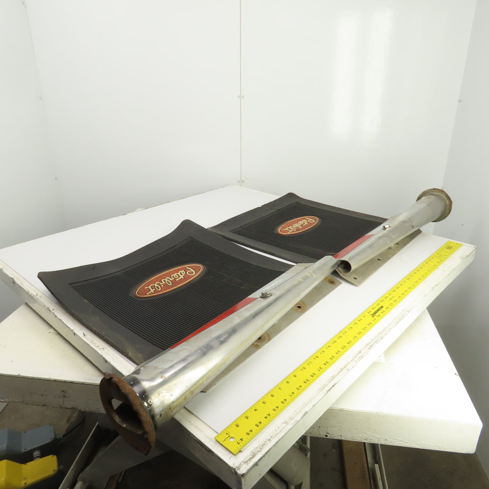 Peterbilt 379 Mudflaps & Hangers (May Need Some Work) Set Of 2
