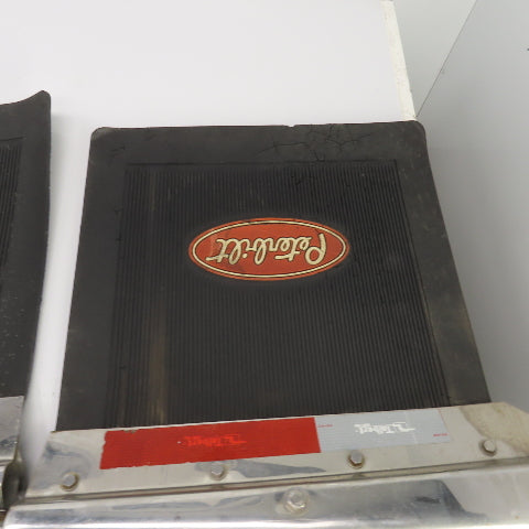 Peterbilt 379 Mudflaps & Hangers (May Need Some Work) Set Of 2