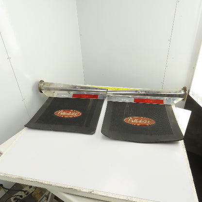 Peterbilt 379 Mudflaps & Hangers (May Need Some Work) Set Of 2
