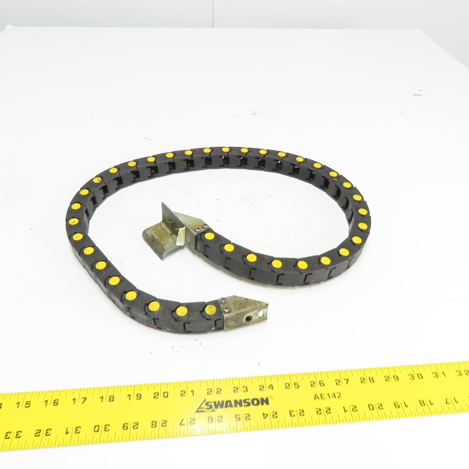 Brevetti SR300 20mmx15mm ID Feed Thru Cable Carrier Energy Chain 35"