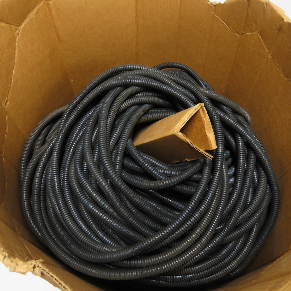500PE .500"ID NFRPE Split Wire Loom Conduit Empire Convoluted Tubing Approx 750'