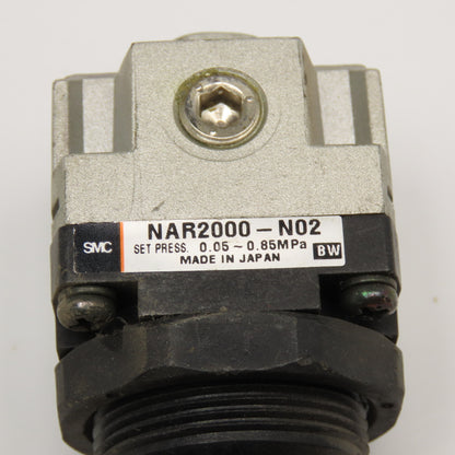 SMC NAR2000-N02 1/8" NPT Compressed Air Pressure Regulator 0.05-0.85MPa