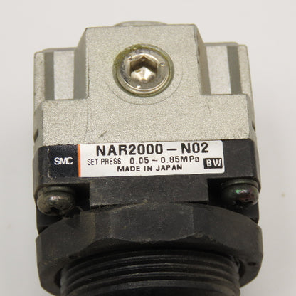 SMC NAR2000-N02 1/8" NPT Compressed Air Pressure Regulator 0.05-0.85MPa