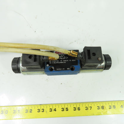 Rexroth 4WE 6 D62/OFEG24N9K4/62 4/2 Position Hydraulic Solenoid Valve 24VDC
