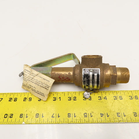 Jayco Inc. 3/4 Fig.1D Set 125 3/4" NPT 243CFM Bronze Pressure Relief Valve