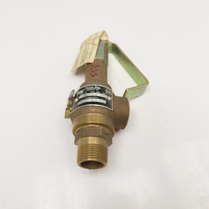 Jayco Inc. 3/4 Fig.1D Set 125 3/4" NPT 243CFM Bronze Pressure Relief Valve