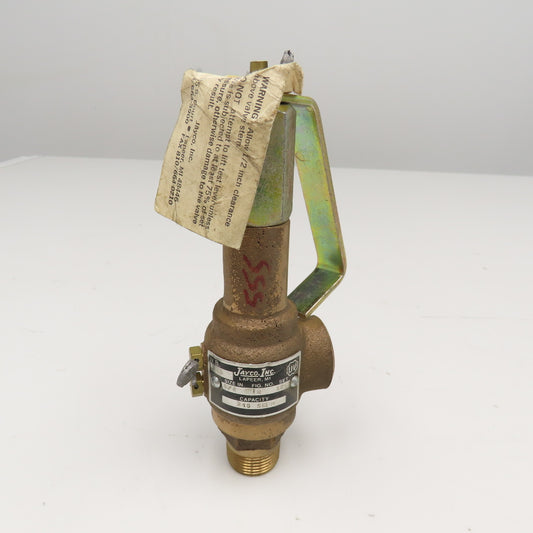 Jayco Inc. 3/4 Fig.1D Set 125 3/4" NPT 243CFM Bronze Pressure Relief Valve