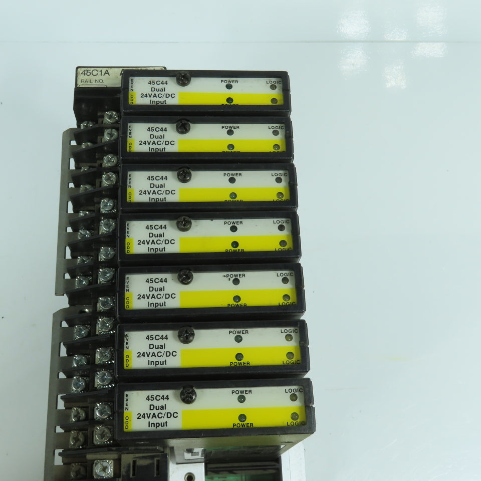 Reliance 45C1A Automate Programmable Controller 24V W/ (7) 45C44 Inputs