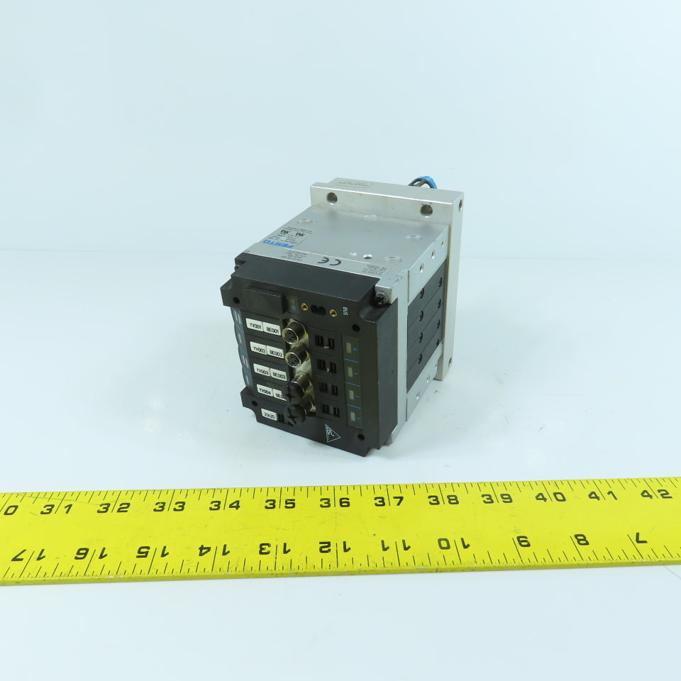 Festo CPV-14-VI Pneumatic Valve Terminal W/ CPV14-GE-ASI-4E4A