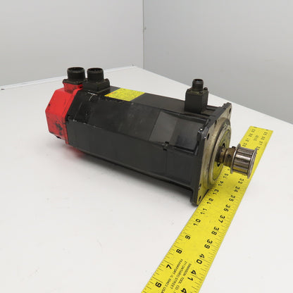 Fanuc A06B-0128-B675 1.4kW 3000RPM 3Ph 114V AC Servo Motor