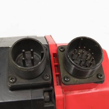 Fanuc A06B-0128-B675 1.4kW 3000RPM 3Ph 114V AC Servo Motor