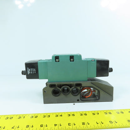 Numatics I13BB515KP00030 4/3 Open Center Pneumatic Solenoid Valve 120V Coil NEW