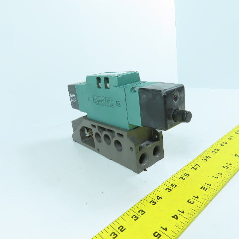 Numatics I13BB515KP00030 4/3 Open Center Pneumatic Solenoid Valve 120V Coil NEW