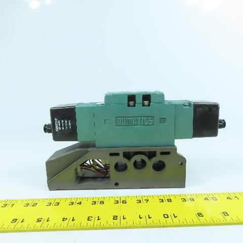 Numatics I13BB515KP00030 4/3 Open Center Pneumatic Solenoid Valve 120V Coil NEW
