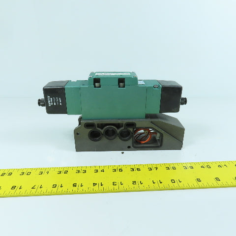 Numatics I13BB515KP00030 4/3 Open Center Pneumatic Solenoid Valve 120V Coil NEW