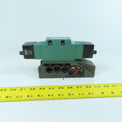 Numatics I13BB515KP00030 4/3 Open Center Pneumatic Solenoid Valve 120V Coil NEW