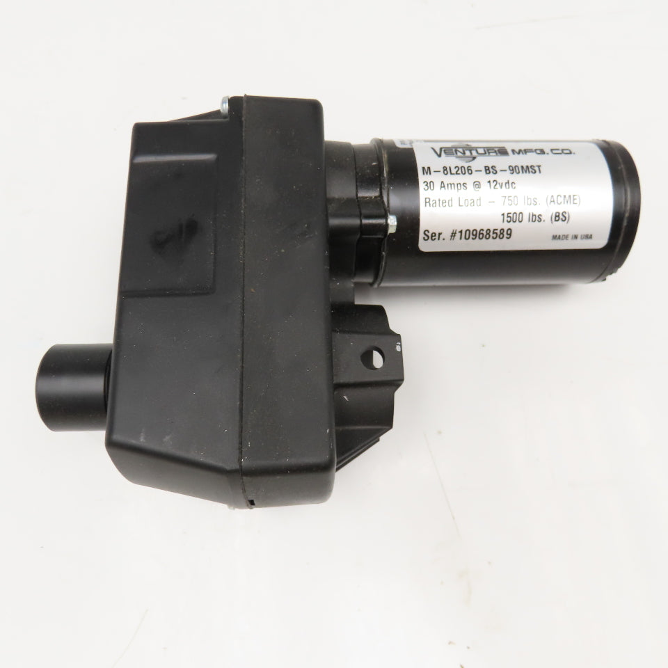 Venture 8532-18M 12VDC 30A 1500Lb High Speed 9500RPM RV Slide Out Actuator Motor