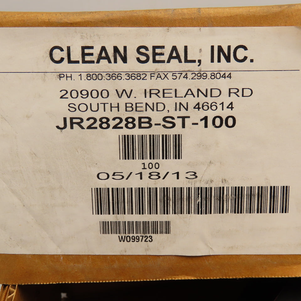 Clean Seal JR2828B-ST-100 7/8" x 1" Tall EPDM Self Adhesive Automotive D Seal