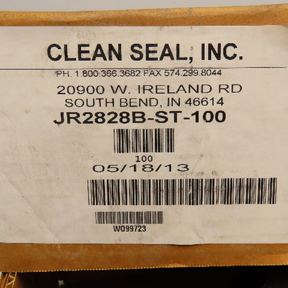 Clean Seal JR2828B-ST-100 7/8" x 1" Tall EPDM Self Adhesive Automotive D Seal