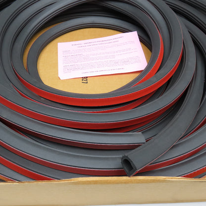 Clean Seal JR2828B-ST-100 7/8" x 1" Tall EPDM Self Adhesive Automotive D Seal