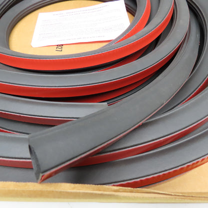 Clean Seal JR2828B-ST-100 7/8" x 1" Tall EPDM Self Adhesive Automotive D Seal