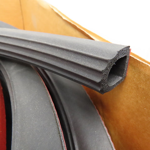 Clean Seal JR2828B-ST-100 7/8" x 1" Tall EPDM Self Adhesive Automotive D Seal