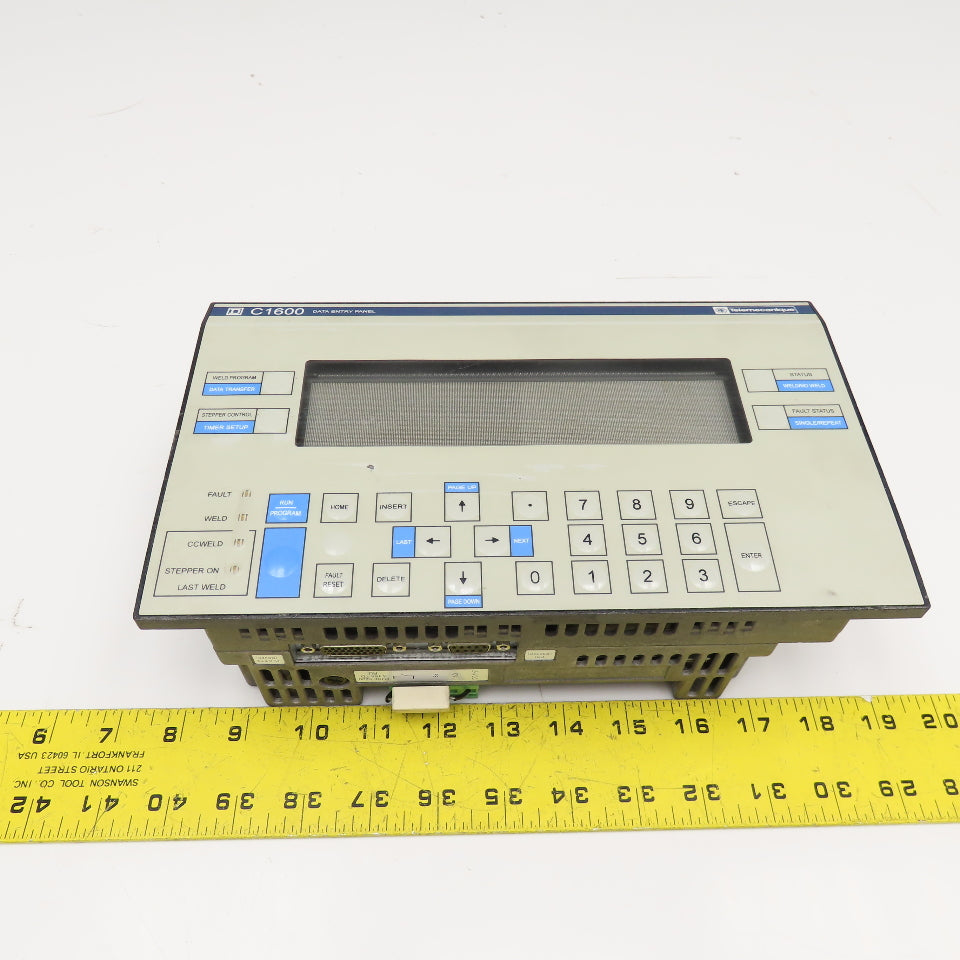 Schneider Automation CCX17 C1600 Welding VFD OP Data Enty Panel HMI