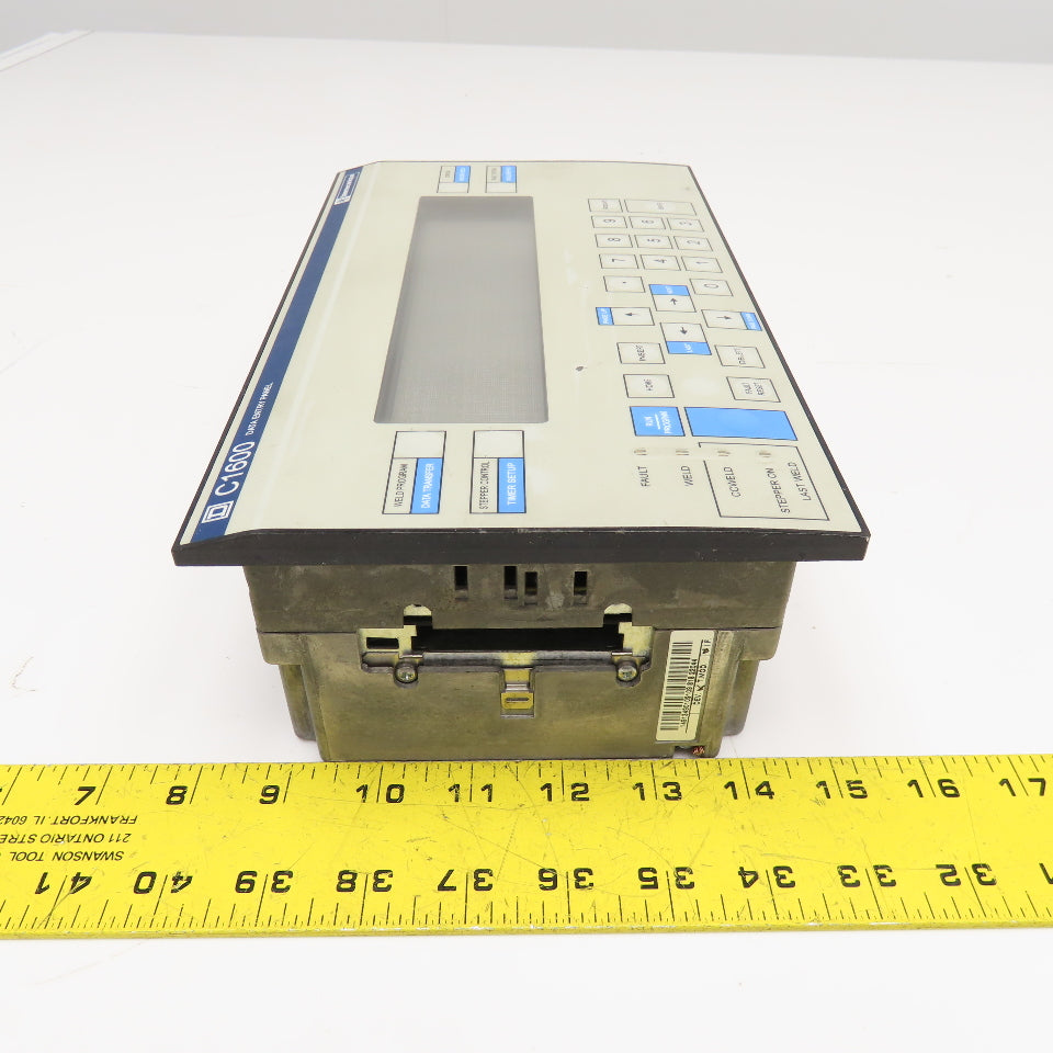Schneider Automation CCX17 C1600 Welding VFD OP Data Enty Panel HMI