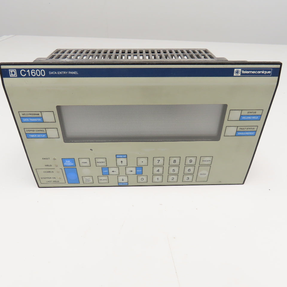 Schneider Automation CCX17 C1600 Welding VFD OP Data Enty Panel HMI