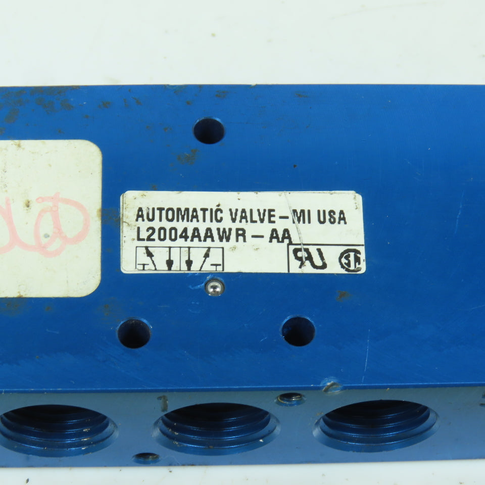 Automatic Valve L2004AAWR-AA 5/2 Position Pneumatic Spool Valve 120V Coil