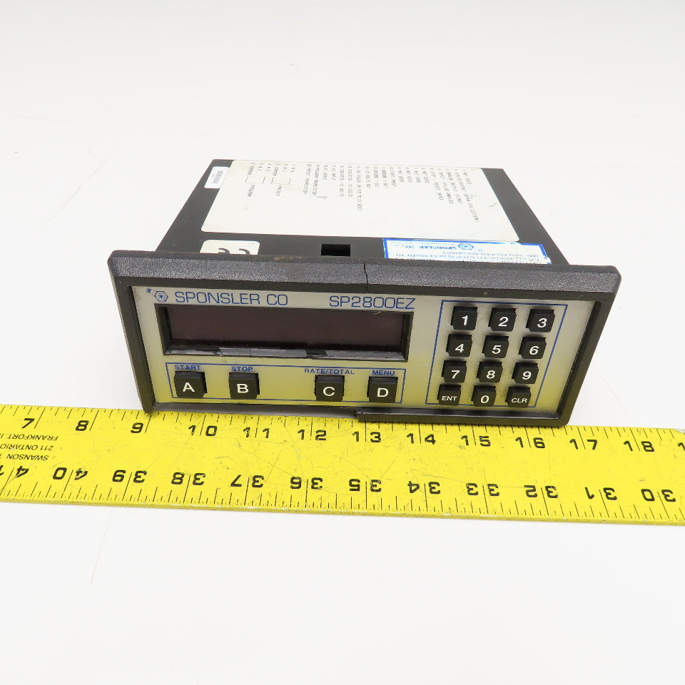 Sponsler SP2800-EZ 120V Programmable Controller