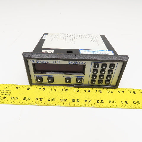 Sponsler SP2800-EZ 120V Programmable Controller