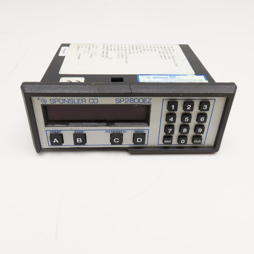 Sponsler SP2800-EZ 120V Programmable Controller