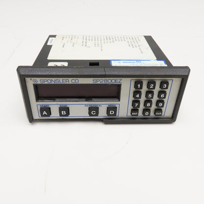Sponsler SP2800-EZ 120V Programmable Controller